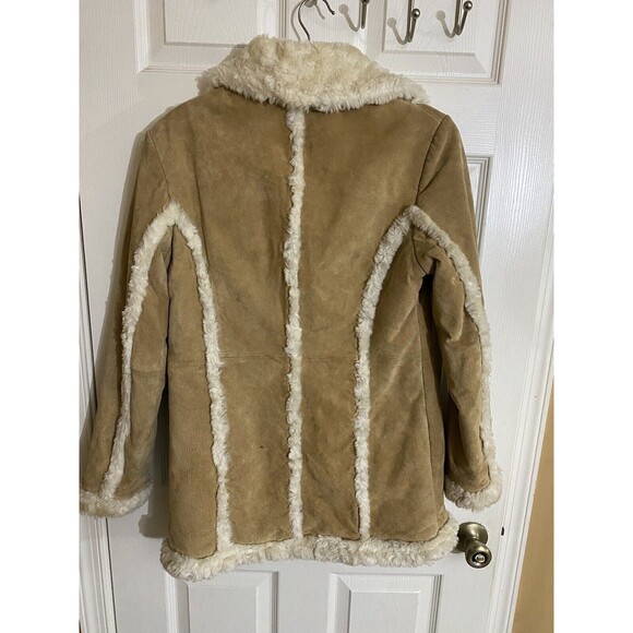 Vintage Wilson’s Leather Maxima Y2K Genuine Leather Faux Fur Women’s Coat Size M - Picture 11 of 16